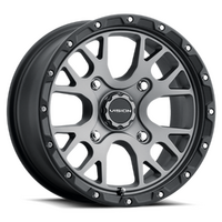 Alloy Rim Rocker (Satin GREY) 4/110 14 X 7