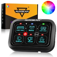 6 Gang RGB Switch Panel, Toggle/ Momentary/ Pulsed Mode Supported - AUXBEAM