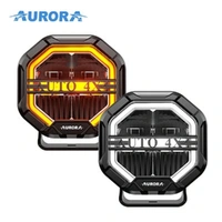 4" LED Driving Light PAIR 80W (40W Each) Combo Beam- Amber/White Backlights - WH Inc  - Aurora