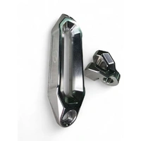 Winch Hawse Fairlead and Hook Combo - Anodized Clear For Elektric Bumpers