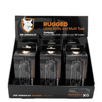 6 PACK Display -  Utility Knife & Multi Tool - OZ ARMOUR