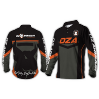 BULLING AROUND ORANGE UV FISHING JERSEY - ADULTS