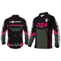BULLING AROUND PINK UV FISHING JERSEY - YOUTH