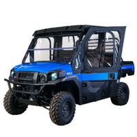 Framed Soft Full Door Kit For Kawasaki Mule FX/DX - Seizmik
