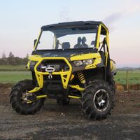Glass Fixed Windscreen & Wiper Kit For Can-Am Defender