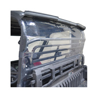 Clear Back Panel (PVC) For Kawasaki Mule FXR