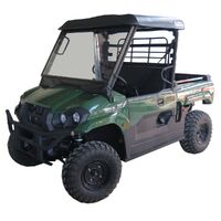 Glass Fixed Windscreen & Wiper Kit For Kawasaki Mule MX