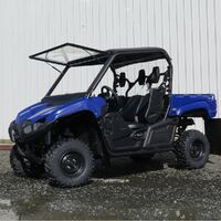 Glass Hinging Windscreen Kit For Yamaha Viking