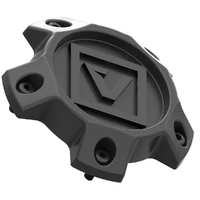 VALOR Replacement Centre Cap - SHORT - Gloss Black - Black Logo