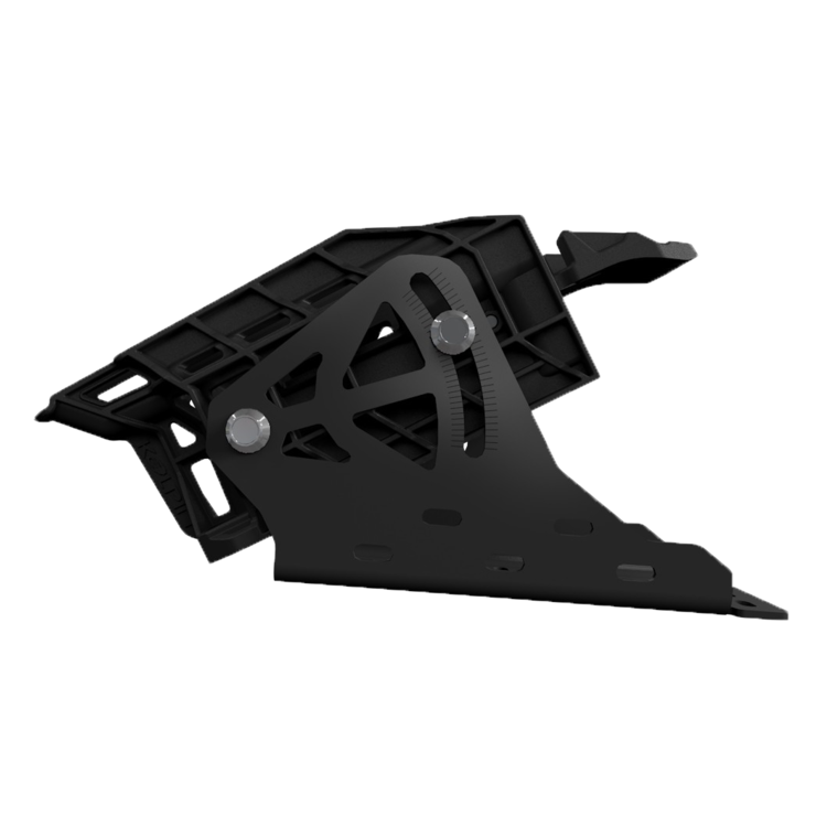 Kolpin Stronghold Auto Latch Mount - Universal UTV Mount For Bed Rails Or Roll Cages, Black, Quick-Attach Bracket