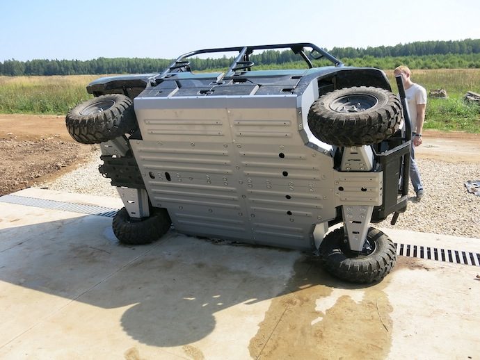 Skidplate Kit & CV Guards For Kawasaki Mule FX/FXT 820cc (1523) & DX