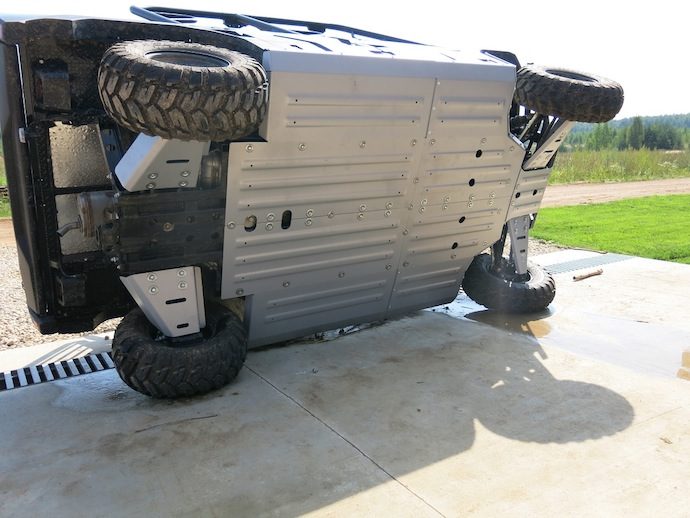 Skidplate Kit & CV Guards For Kawasaki Mule FX/FXT 820cc (1523) & DX