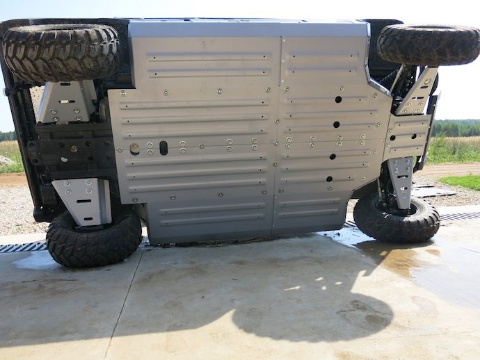 Skidplate Kit & CV Guards For Kawasaki Mule FX/FXT 820cc (1523) & DX