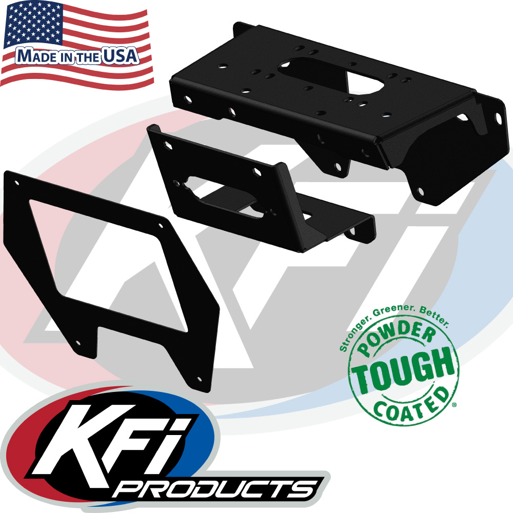 Winch Mount For Polaris RZR Pro XP KFI Aussie Powersports